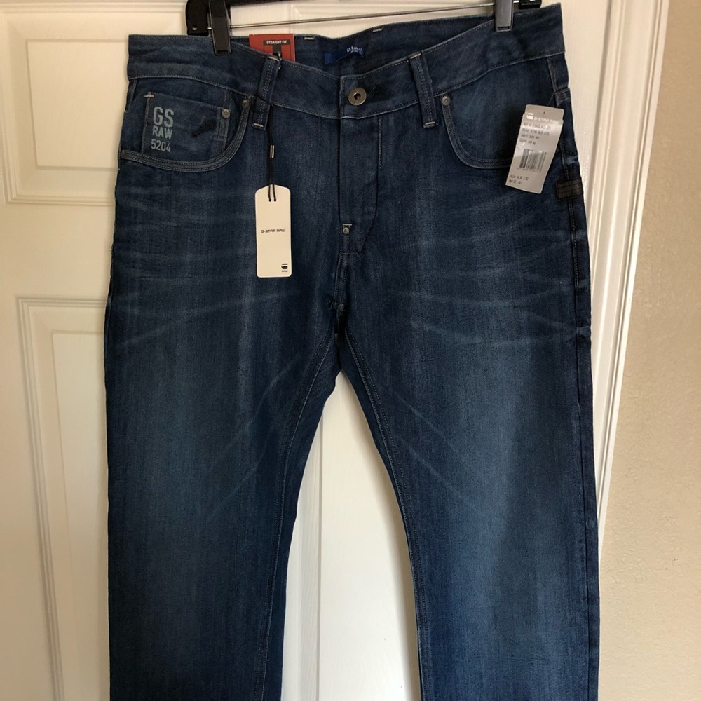 NWT G-Star Raw ATTACC Slim Straight Jeans 34*32